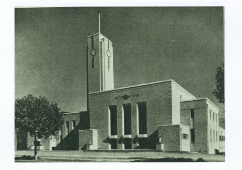 Greeting card — Heidelberg Town Hall — Ivanhoe c1940 cover